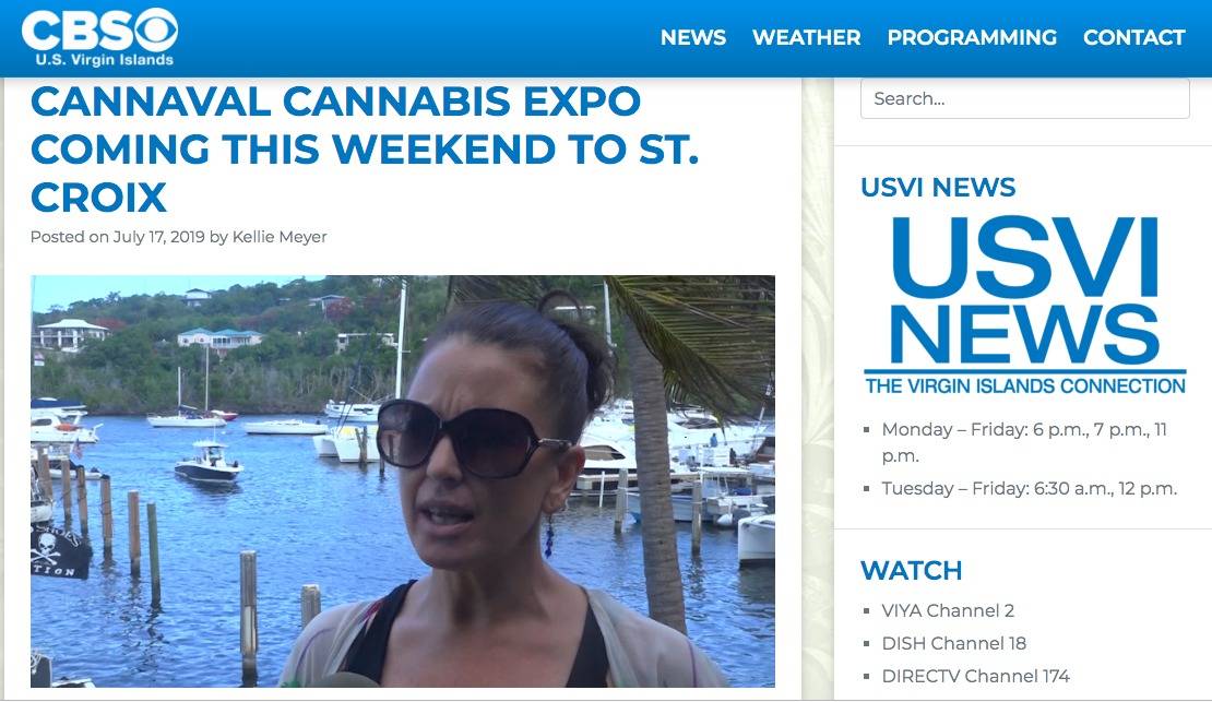 CBS USVI Cannaval coverage